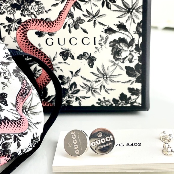 Authentic GUCCI STUD EARRINGS - Picture 12 of 12